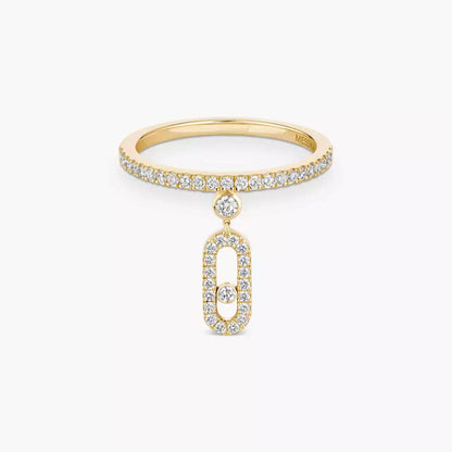 [Rosla]Move Uno Diamond Ring