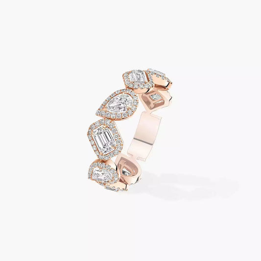 [Rosla]Diamond Wedding Ring My Twin