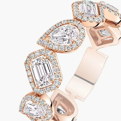 [Rosla]Diamond Wedding Ring My Twin