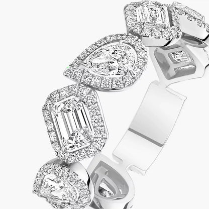 [Rosla]Diamond Wedding Ring My Twin
