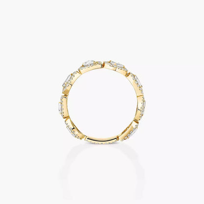 [Rosla]Diamond Wedding Ring My Twin