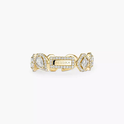 [Rosla]Diamond Wedding Ring My Twin