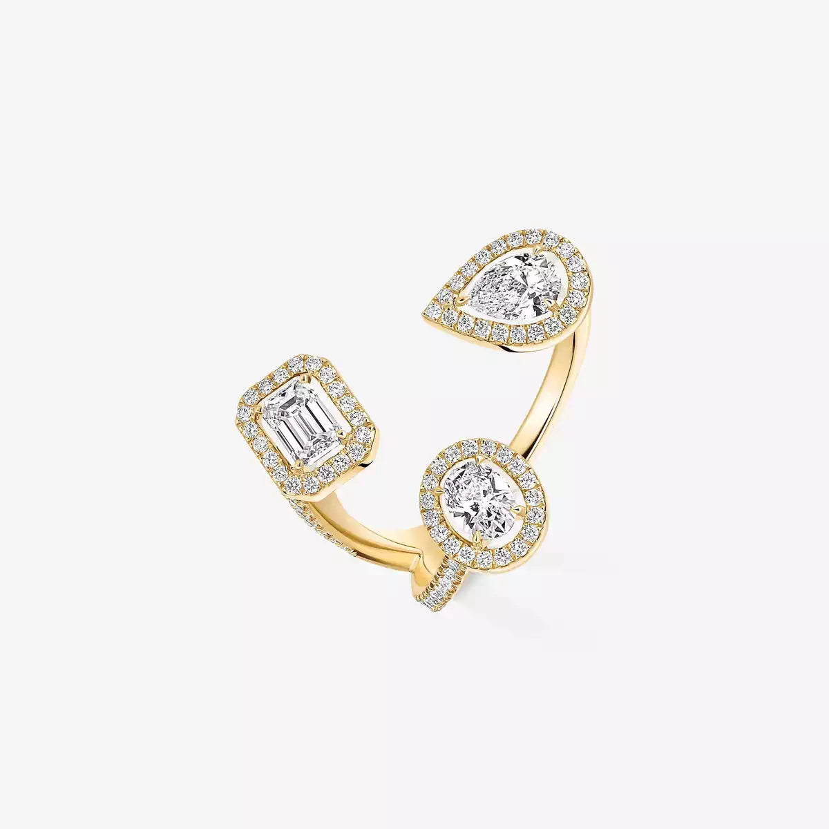 [[Rosla] Diamond Ring 0,25ct My Twin Trilogy