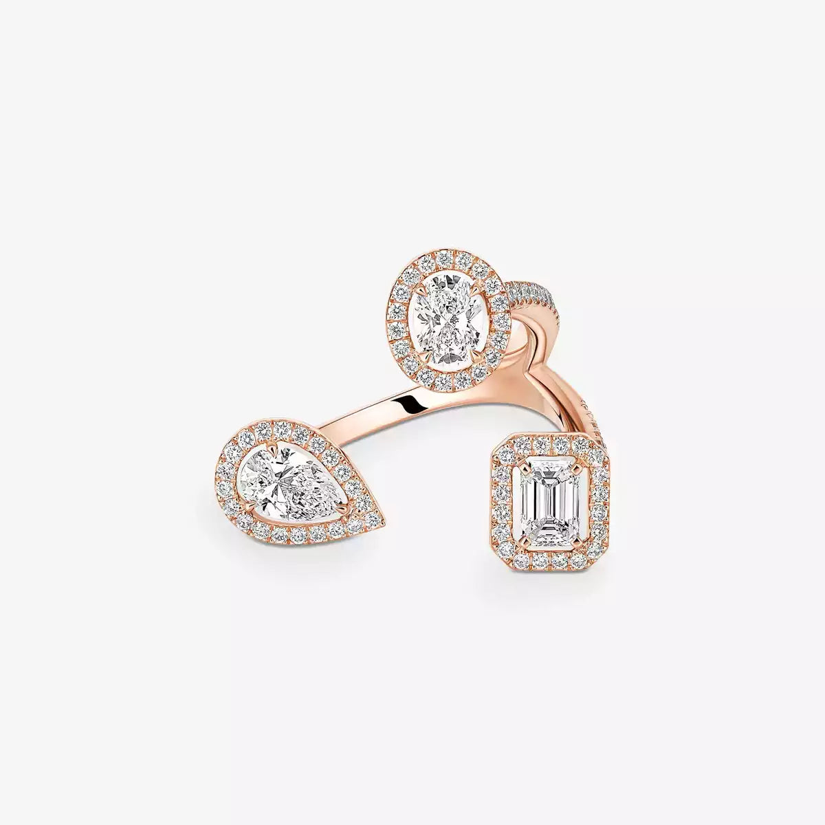 [[Rosla] Diamond Ring 0,25ct My Twin Trilogy