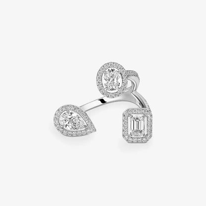 [[Rosla] Diamond Ring 0,25ct My Twin Trilogy