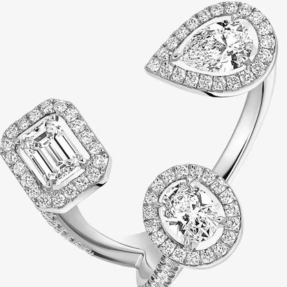 [[Rosla] Diamond Ring 0,25ct My Twin Trilogy