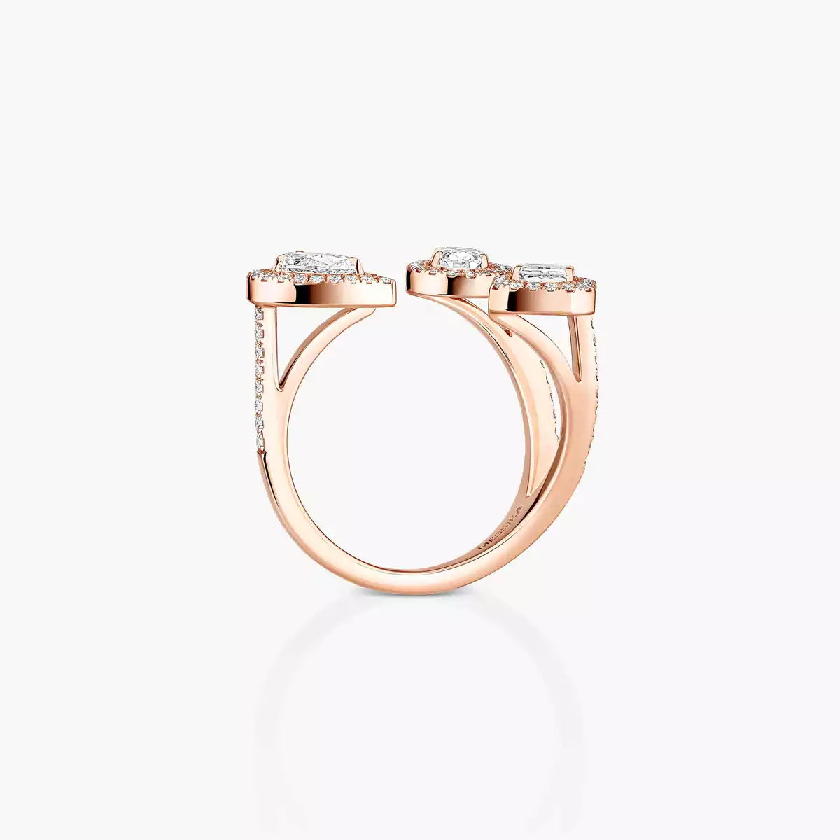 [[Rosla] Diamond Ring 0,25ct My Twin Trilogy