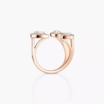 [[Rosla] Diamond Ring 0,25ct My Twin Trilogy