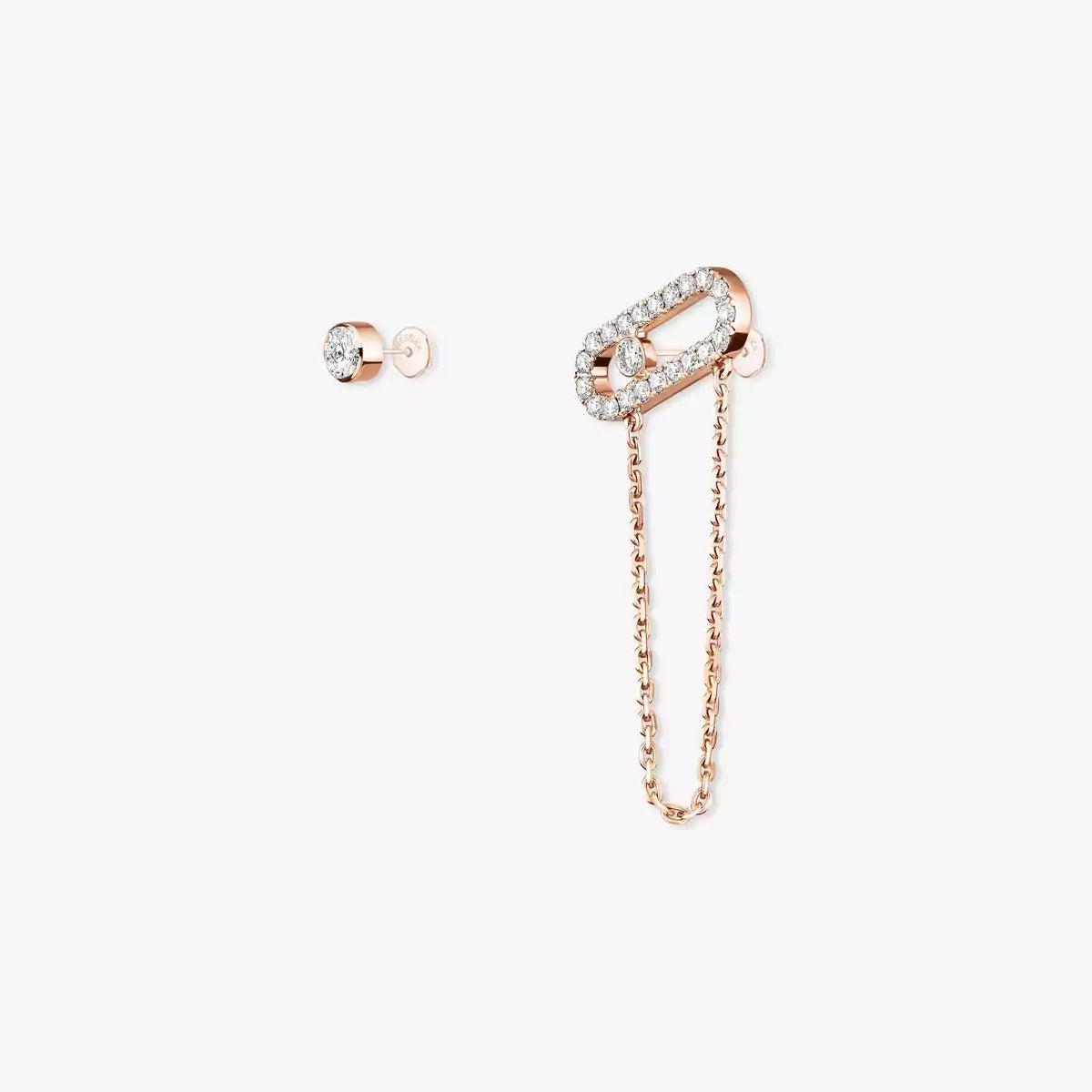 [Rosla]Move Uno Diamond Earrings
