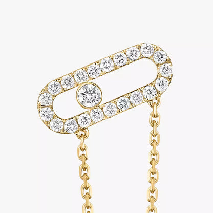 [Rosla]Move Uno Diamond Earrings