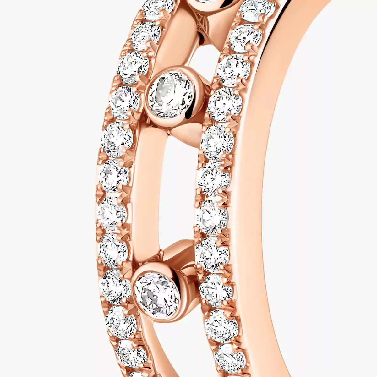[Rosla]Diamond Pave_ Hoop Earrings Move