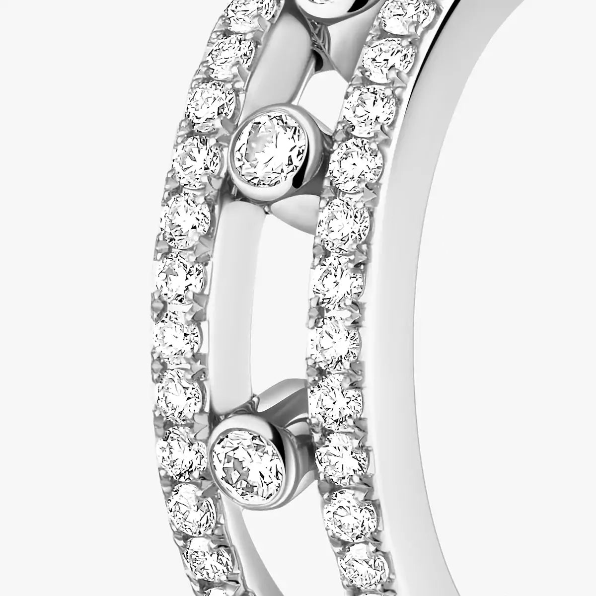 [Rosla]Diamond Pave_ Hoop Earrings Move