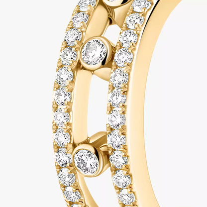 [Rosla]Diamond Pave_ Hoop Earrings Move