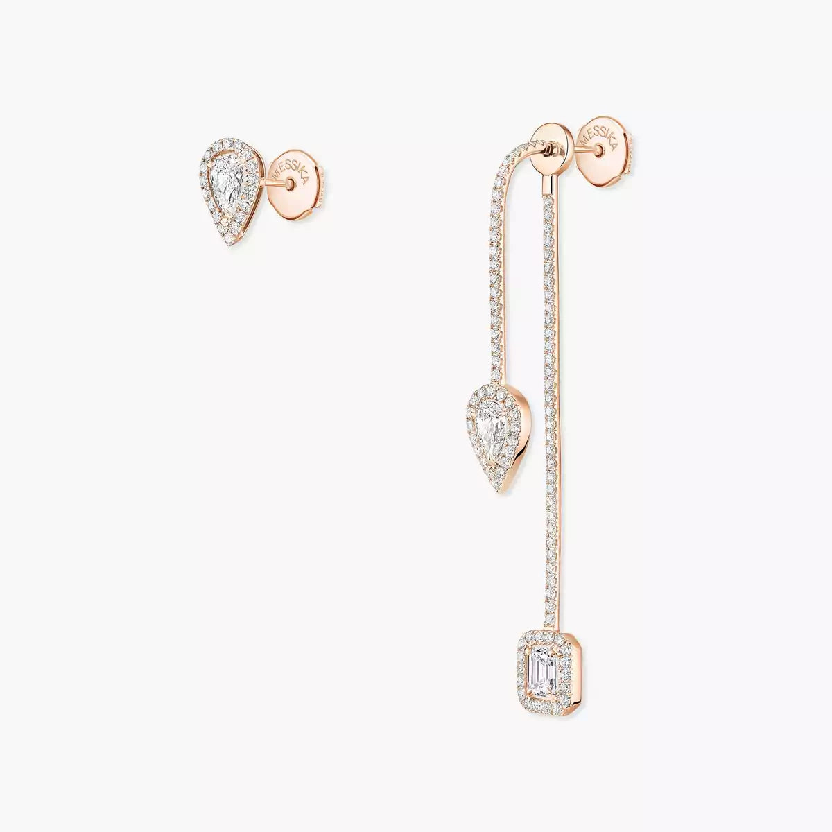 [Rosla]Diamond Drop Earrings My Twin