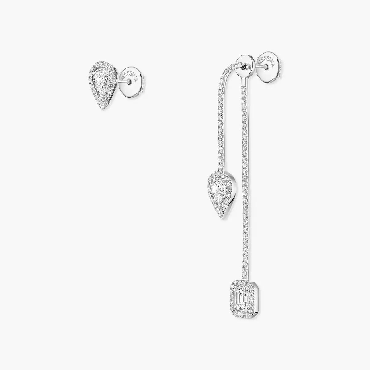 [Rosla]Diamond Drop Earrings My Twin