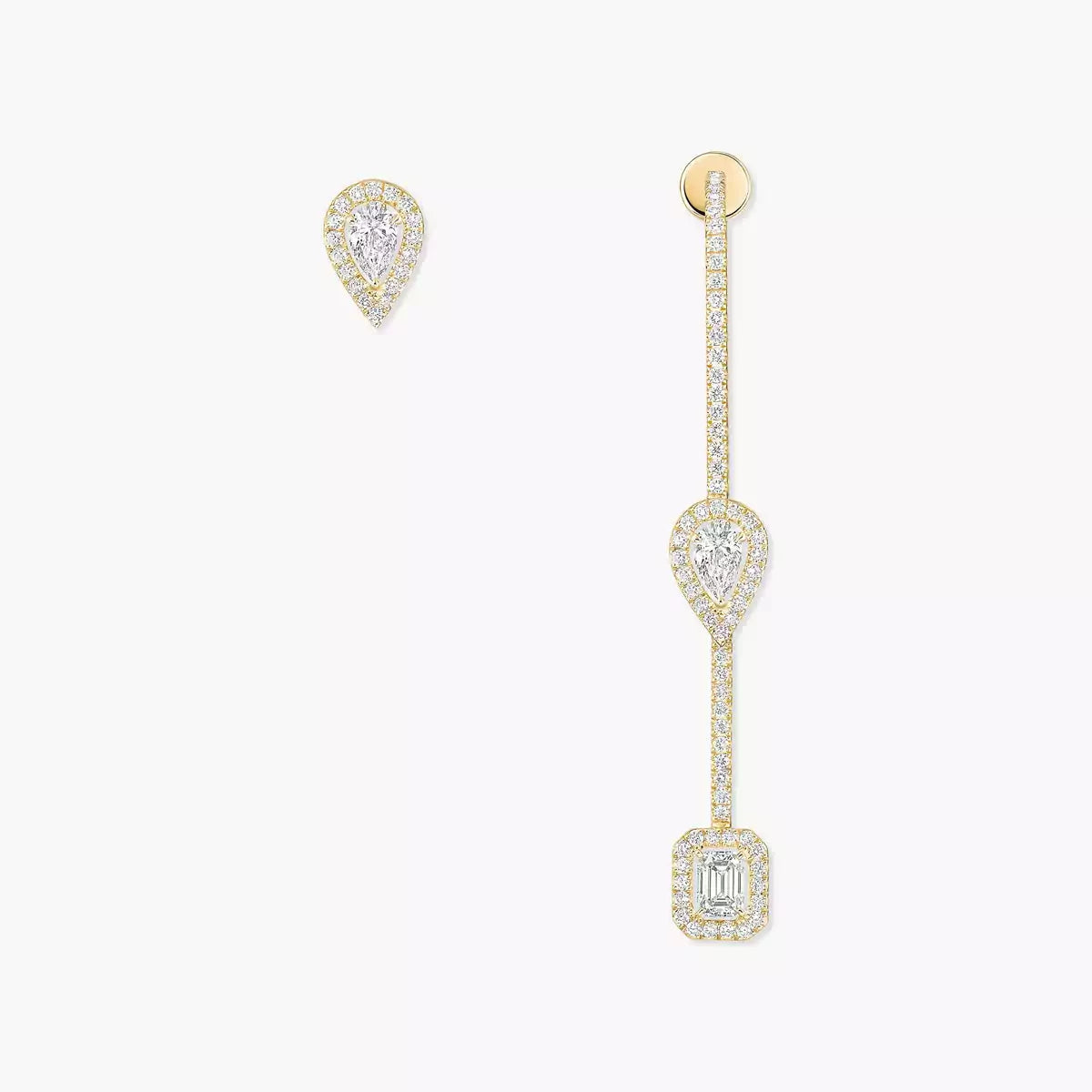 [Rosla]Diamond Drop Earrings My Twin