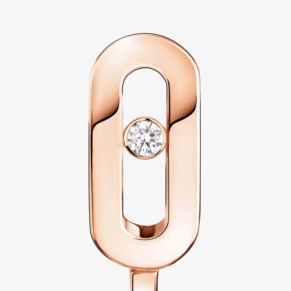 [Rosla]Diamond Mini Hoop Earrings Move Classique