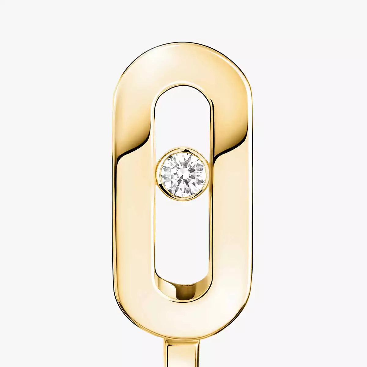 [Rosla]Diamond Mini Hoop Earrings Move Classique