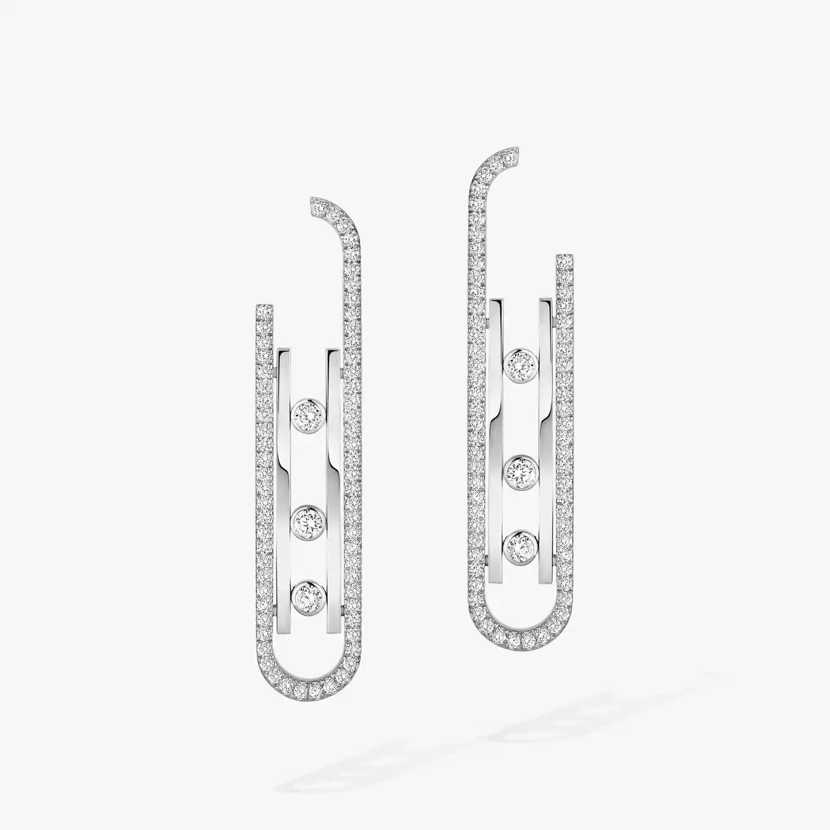 [Rosla]Diamond Pendant Earrings Move 10Th