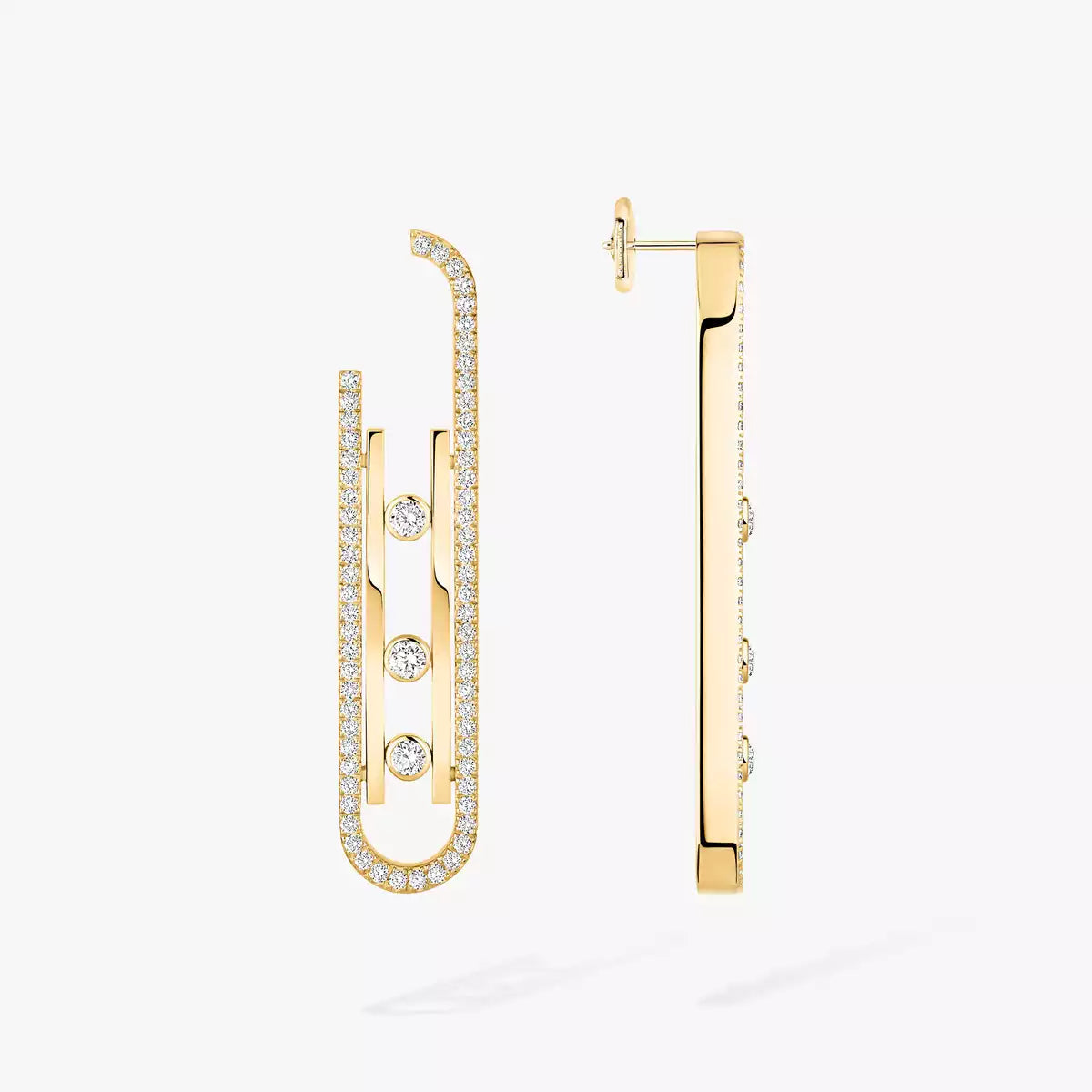 [Rosla]Diamond Pendant Earrings Move 10Th