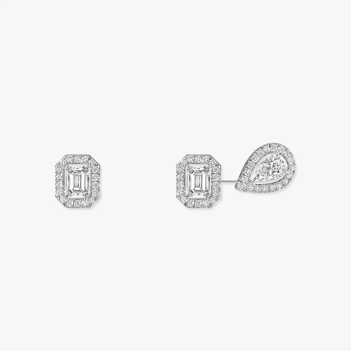 [Rosla]Diamond Earrings 0,10ct My Twin 1+2