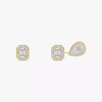 [Rosla]Diamond Earrings 0,10ct My Twin 1+2