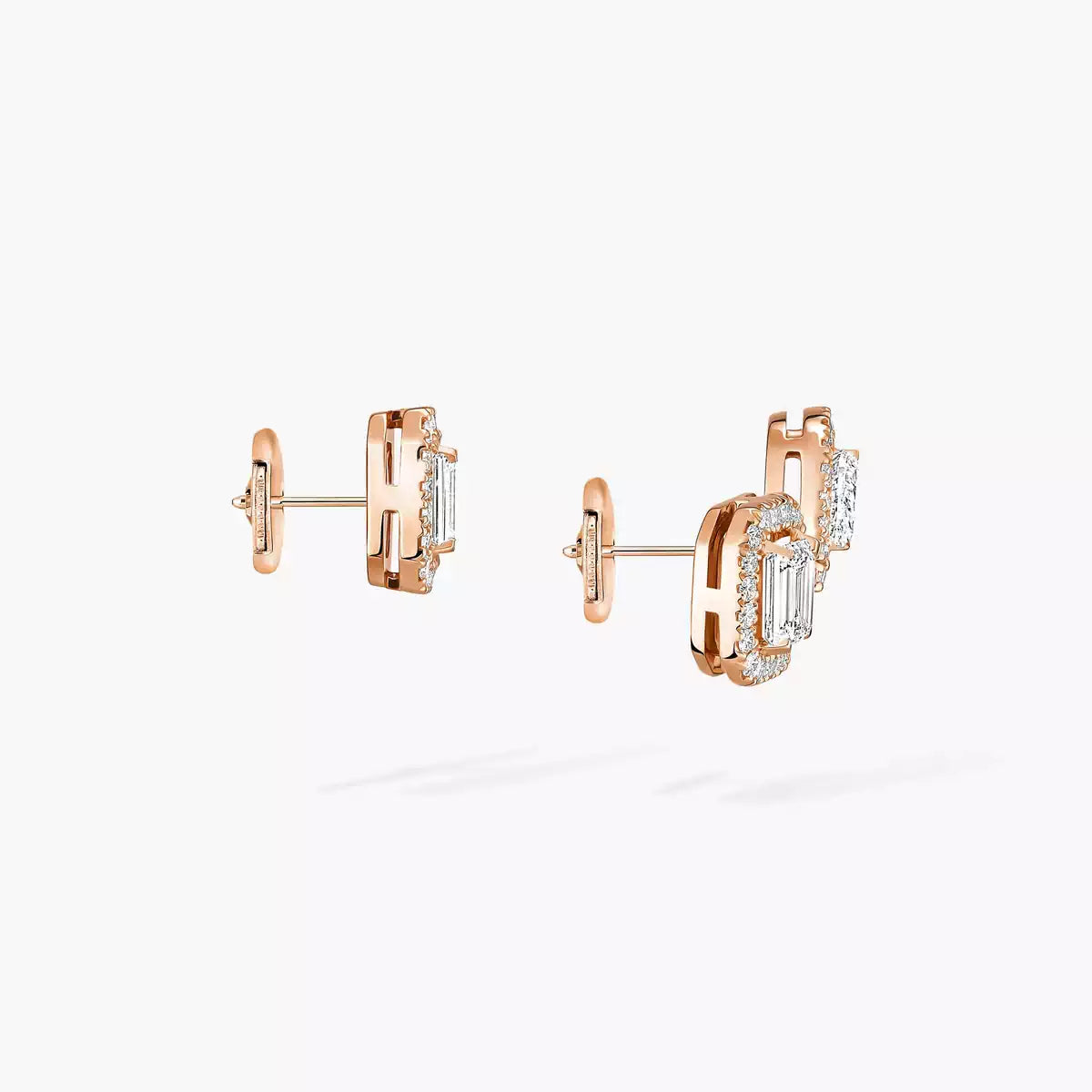 [Rosla]Diamond Earrings 0,10ct My Twin 1+2
