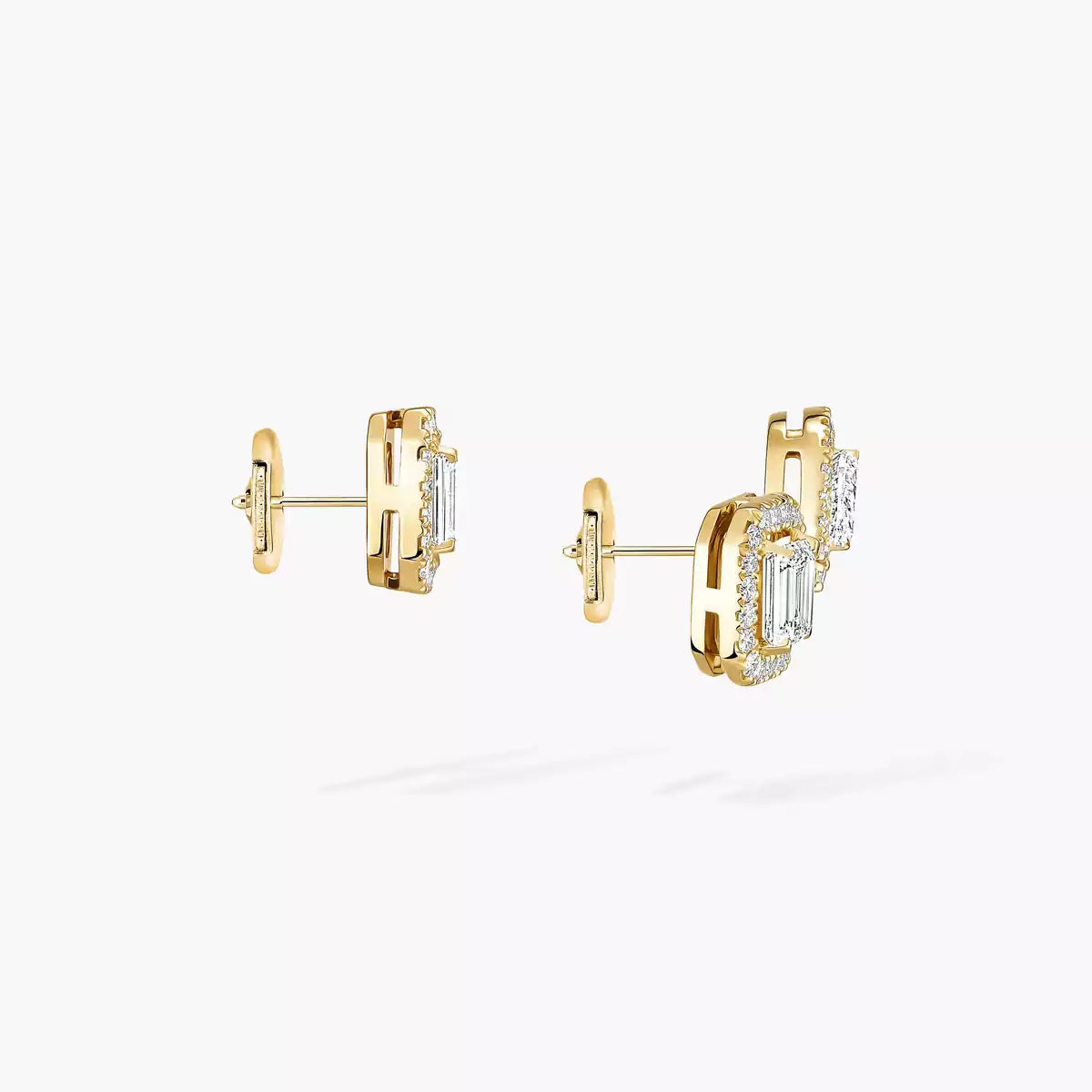 [Rosla]Diamond Earrings 0,10ct My Twin 1+2