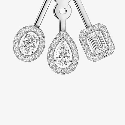 [Rosla] My Twin Trio  Diamond Earrings
