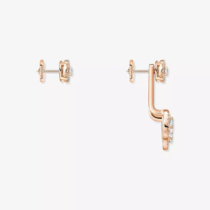 [Rosla] My Twin Trio  Diamond Earrings