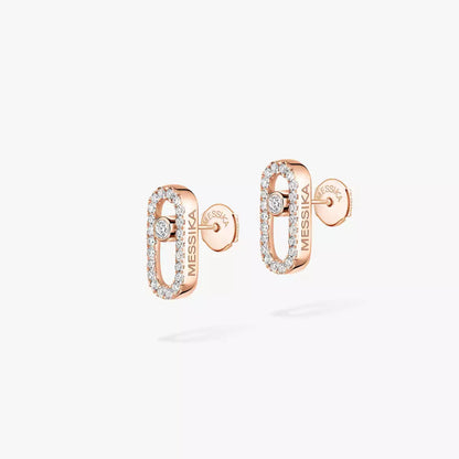 [Rosla]Move Uno Diamond Earrings