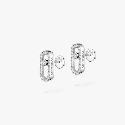 [Rosla]Move Uno Diamond Earrings