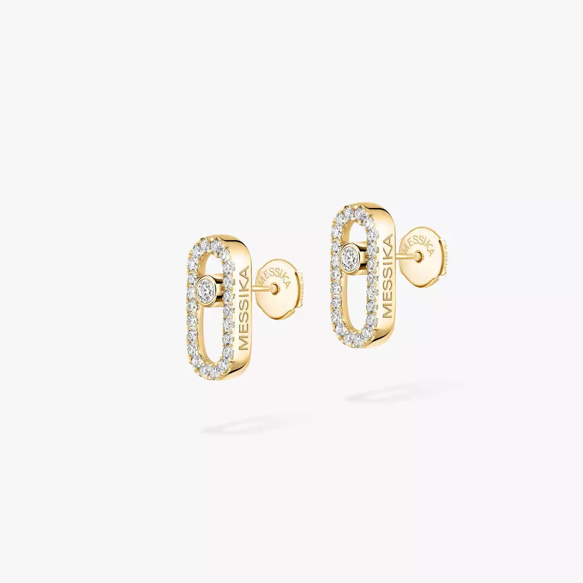 [Rosla]Move Uno Diamond Earrings