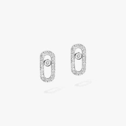 [Rosla]Move Uno Diamond Earrings