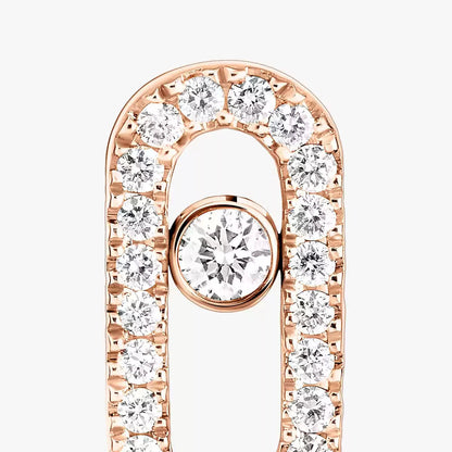 [Rosla]Move Uno Diamond Earrings