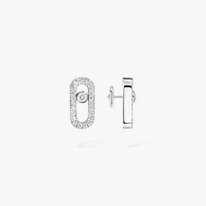 [Rosla]Move Uno Diamond Earrings