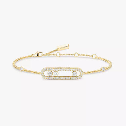 [Rosla]Pavé Baby Move Diamond Bracelet