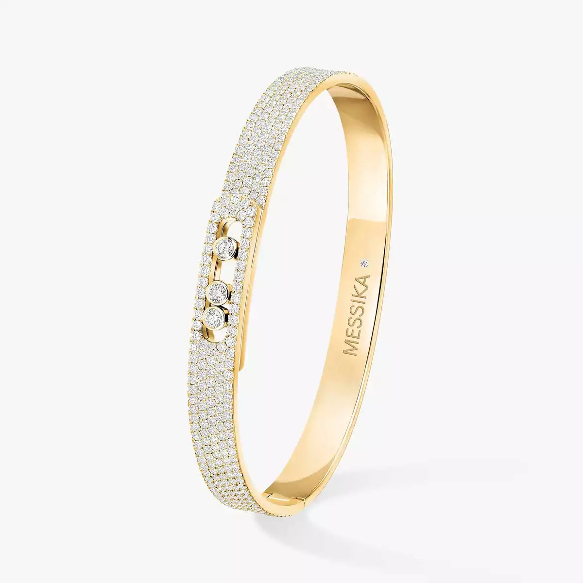 [Rosla]Move Noa Full Pavé Diamond Bangle Bracelet