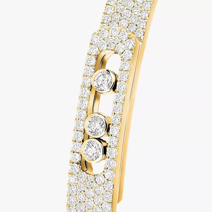 [Rosla]Move Noa Full Pavé Diamond Bangle Bracelet