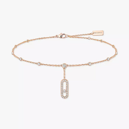 [Rosla] Move Uno pavé ankle bracelet