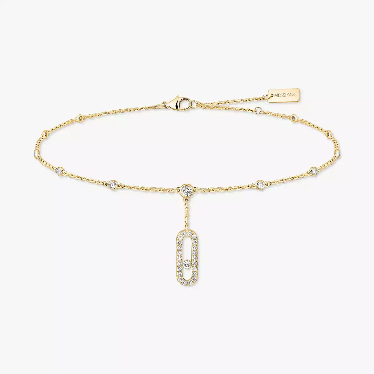 [Rosla] Move Uno pavé ankle bracelet