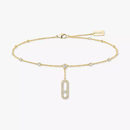 [Rosla] Move Uno pavé ankle bracelet