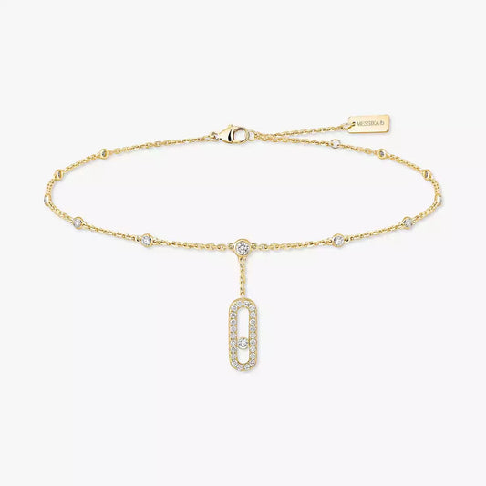 [Rosla] Move Uno pavé ankle bracelet