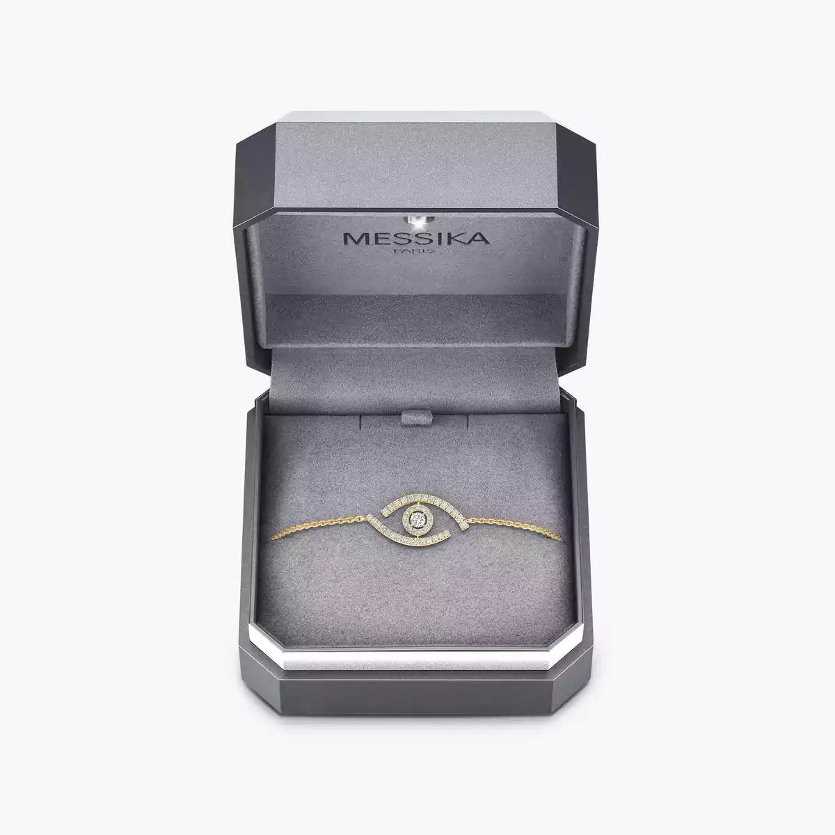 [Rosla]Lucky Eye Pave-Set Diamond Bracelet