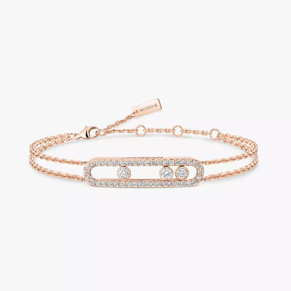 [Rosla] Move Classique pavé bracelet