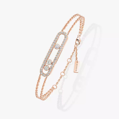 [Rosla] Move Classique pavé bracelet