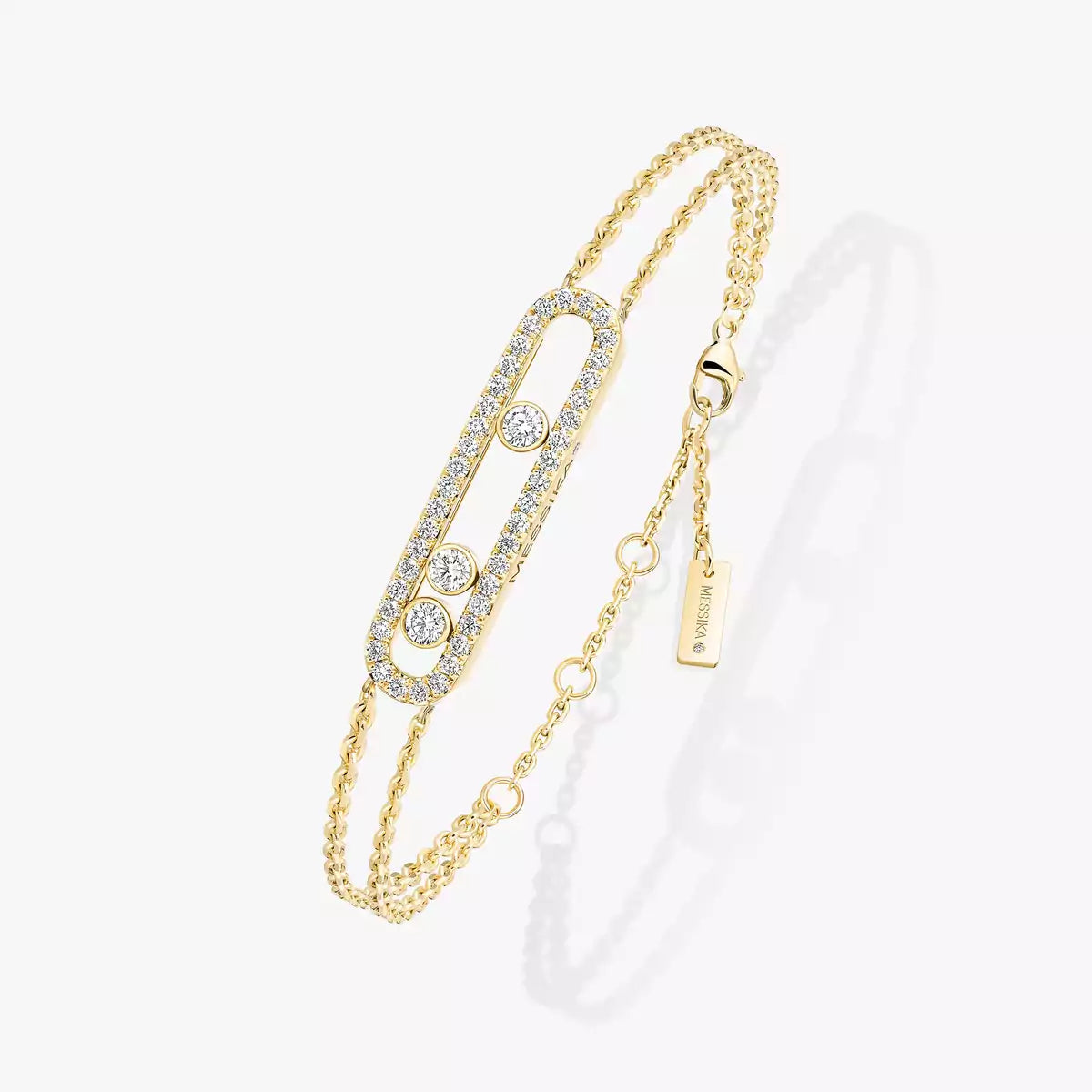 [Rosla] Move Classique pavé bracelet
