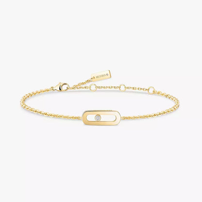 [Rosla]Move Uno Diamond Bracelet