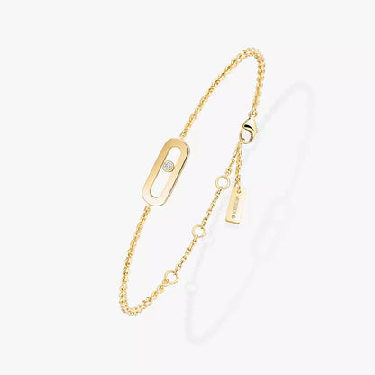 [Rosla]Move Uno Diamond Bracelet