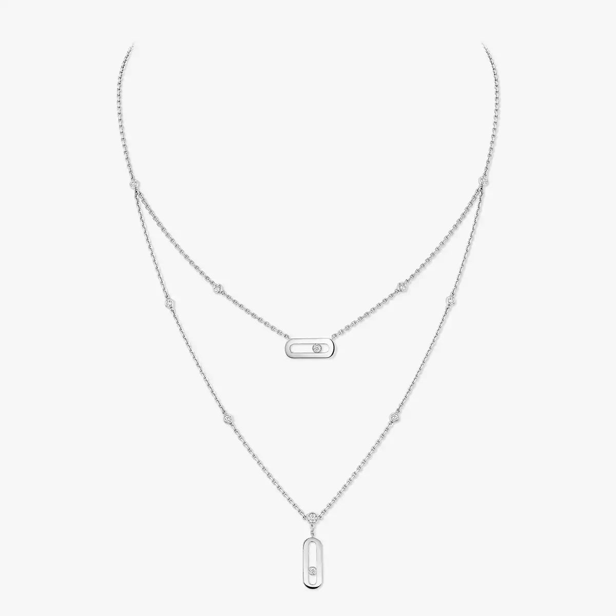 [Rosla] Move Uno Diamond Necklace